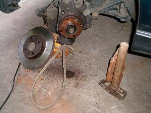 bremsscheibe abnehmen